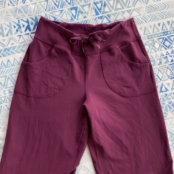 Lululemon Purple Wide Leg Yoga Pants - Picture 2 of 4
